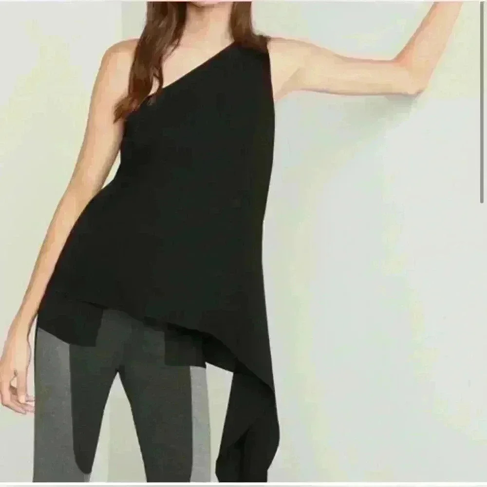 BCBG Maxazria Cerise Asymmetrical Tank, S, NWT